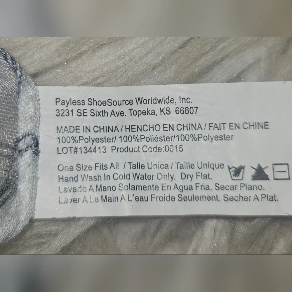 Payless Leaf Print Infinity Scarf – Soft Lightweight Loop – 34.5” x 23”